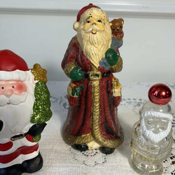 Vintage Santa trio - Picture 5 of 10